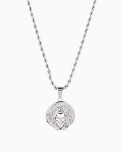 Medusa Pendant & Chain (Silver)