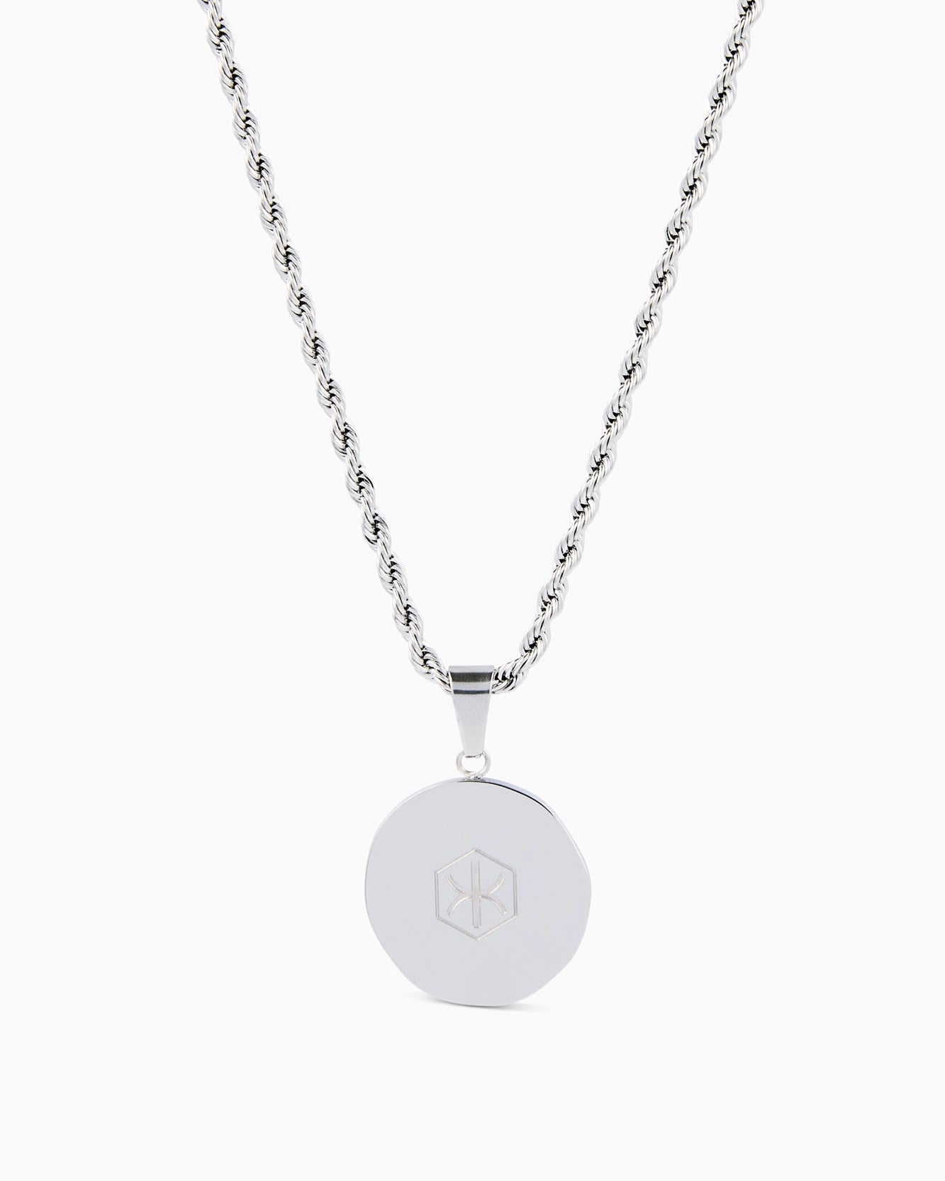 Medusa Pendant & Chain (Silver)
