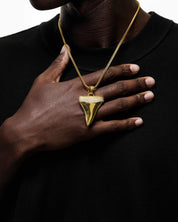Shark Tooth Pendant (Gold)