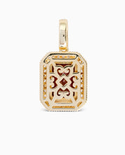 Sapphire Pendant (Gold) Iced