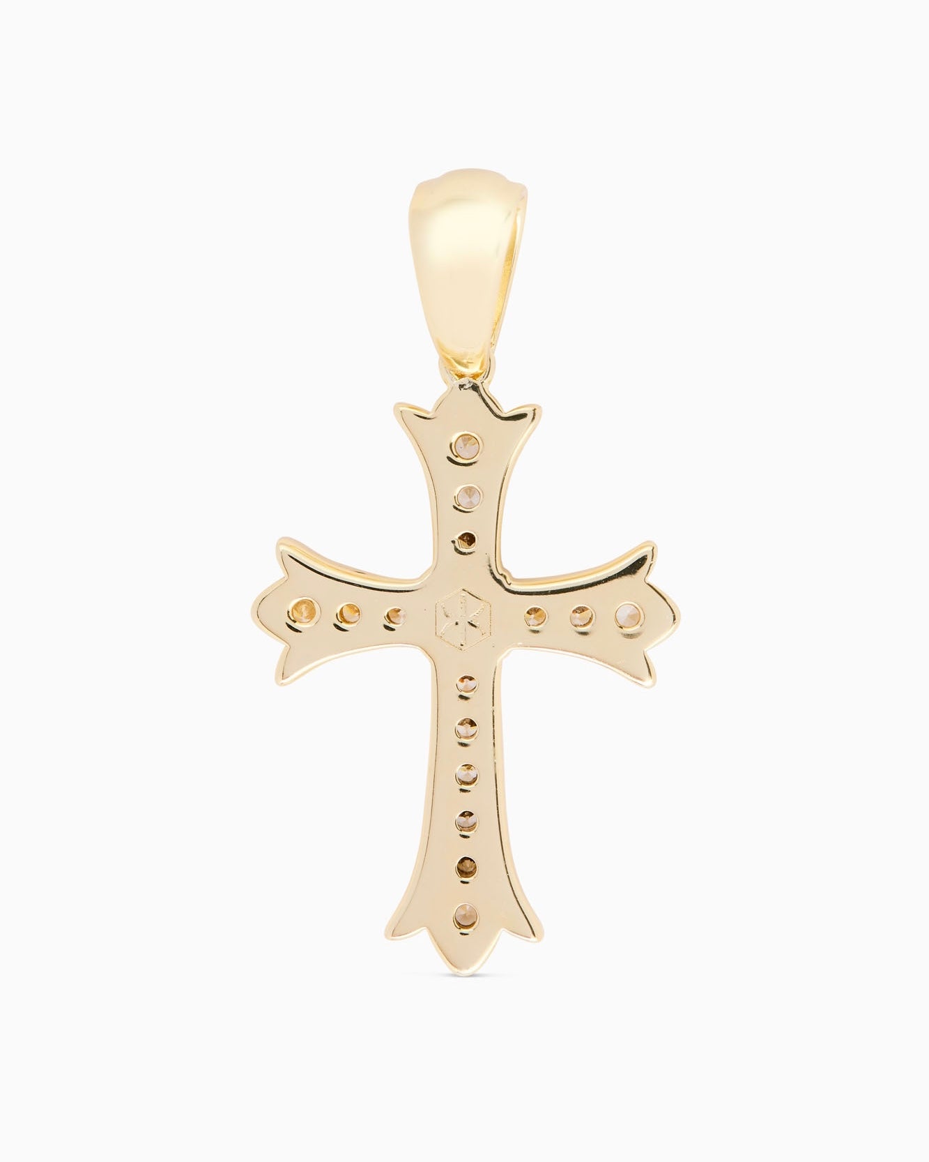 Iris Cross (Gold) Iced