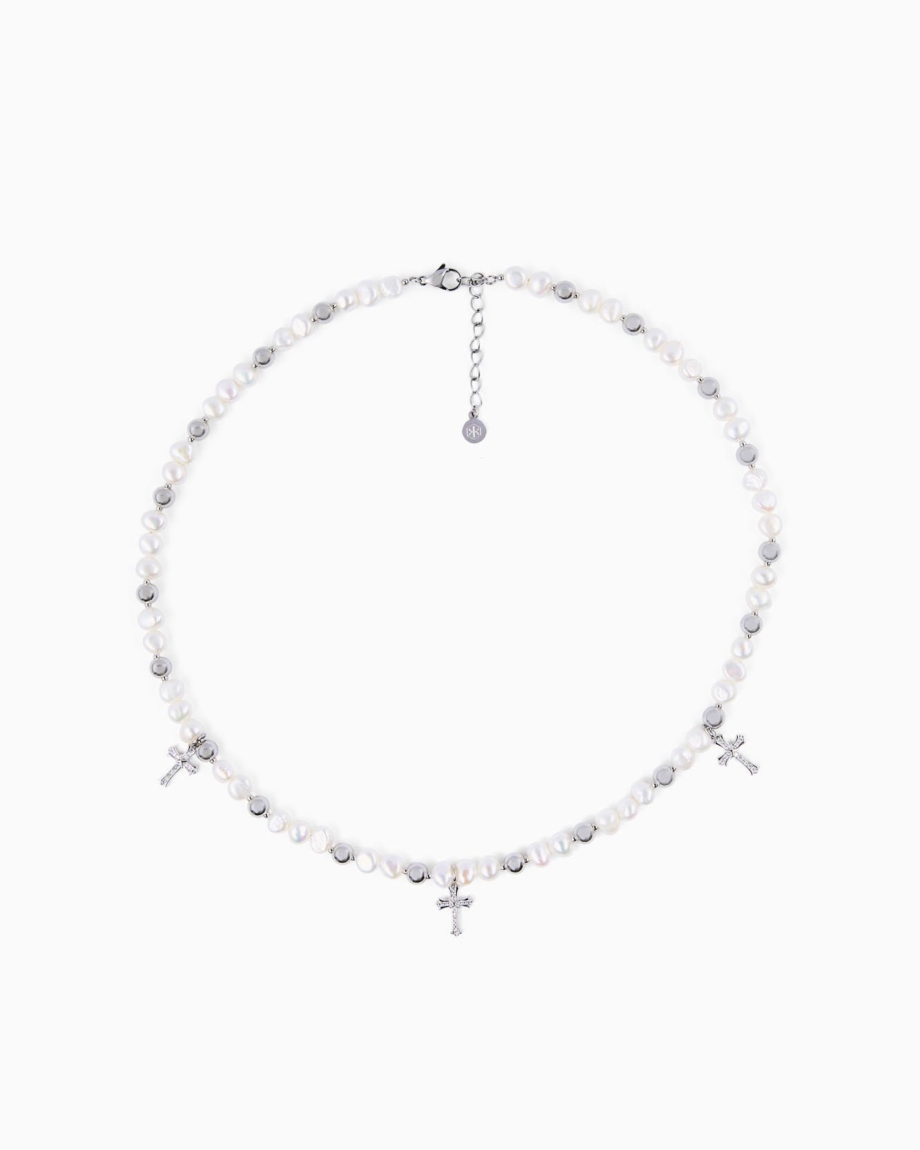 Pearl Necklace Cross
