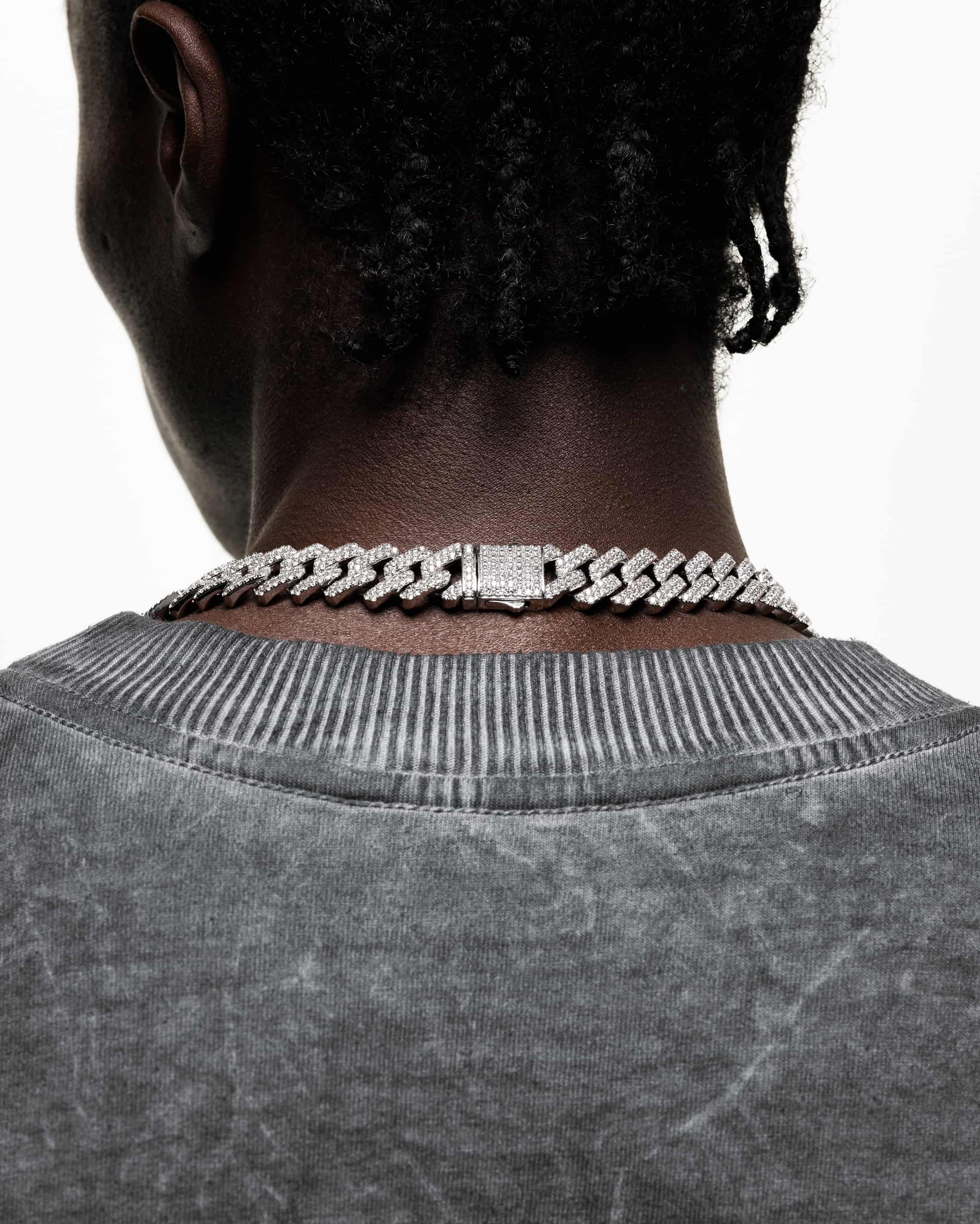 Iced Out Prong (Silver) 15mm – KOLT&CO